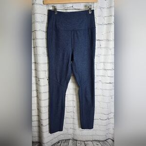 Outdoor Voices Heather Blue High-Waisted Leggings Size Small